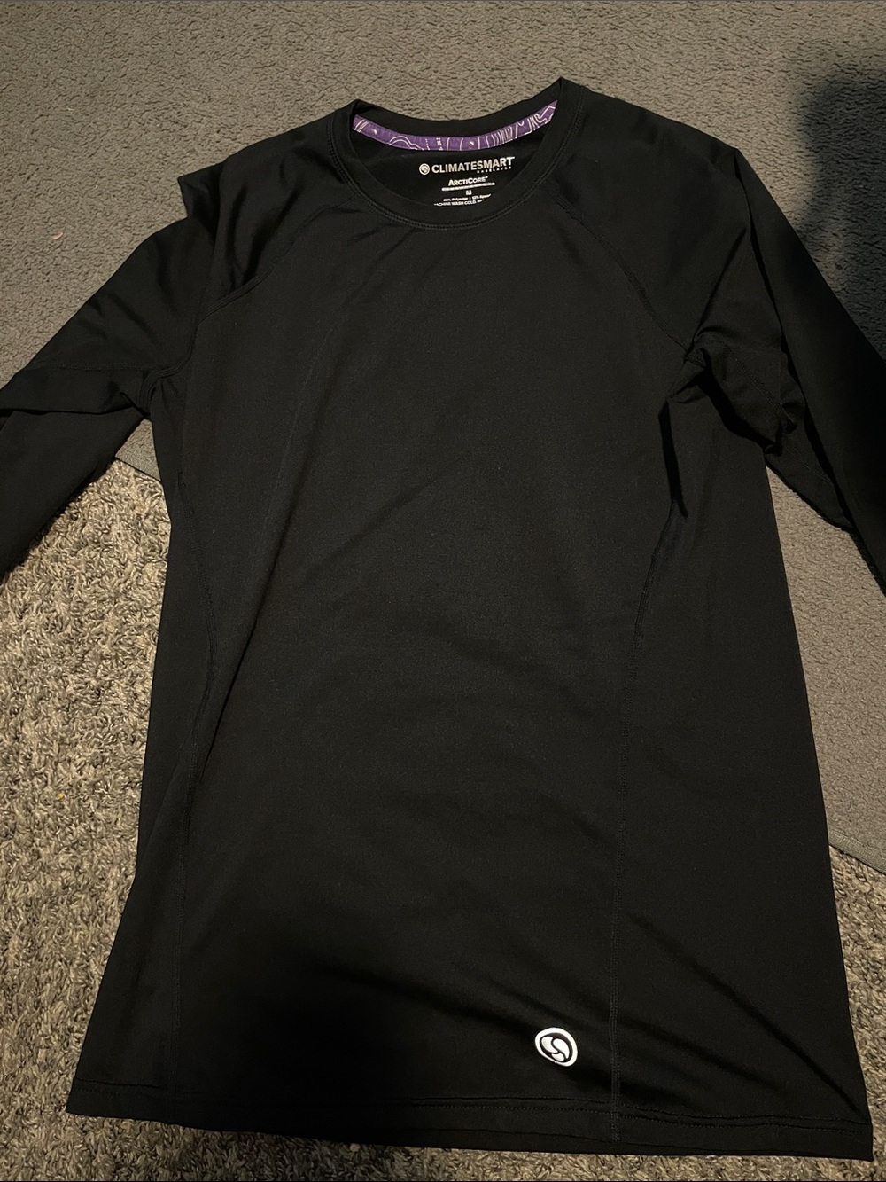 Climatesmart Black Long Sleeve Active Tee